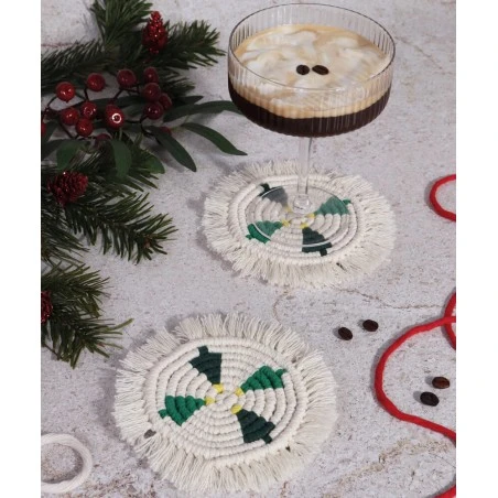 Kit De Macramé - Posavasos - Trimits 5 Kit De Macramé - Posavasos - Trimits - Imagen 3