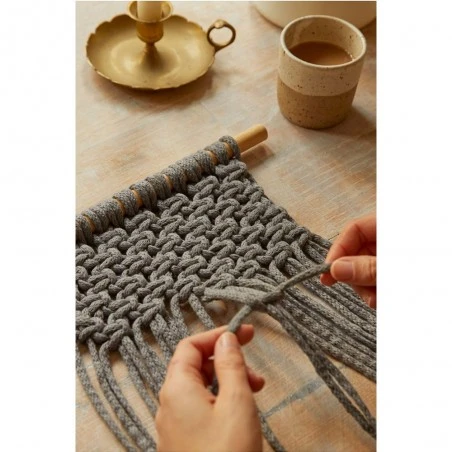Kit De Macramé - Tapiz De Pared - DMC 4 Kit De Macramé - Tapiz De Pared - DMC - Imagen 2