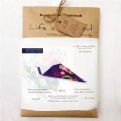 Kit De Micro Bordado Funda Para Tijeras - Flowers