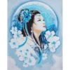 Kit De Pintar Por Números - Asian Lady In Blue - Lanarte 2 Kit De Pintar Por Números - Asian Lady In Blue - Lanarte -Las Tijeras Magicas Tienda kit de pintar con numeros asian lady in blue lanarte