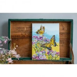 Kit De Pintar Por Números - Swallowtails - Vervaco 7 Kit De Pintar Por Números - Swallowtails - Vervaco -Las Tijeras Magicas Tienda kit de pintar con numeros swallowtails vervaco 2