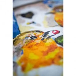 Kit De Pintar Por Números - Petirrojos En Invierno - Vervaco 6 Kit De Pintar Por Números - Petirrojos En Invierno - Vervaco -Las Tijeras Magicas Tienda kit de pintar con numeros winter robins vervaco 1