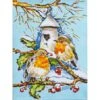 Kit De Pintar Por Números - Petirrojos En Invierno - Vervaco 2 Kit De Pintar Por Números - Petirrojos En Invierno - Vervaco -Las Tijeras Magicas Tienda kit de pintar con numeros winter robins vervaco