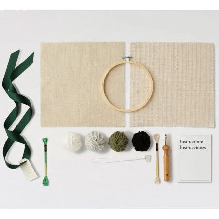 Kit De Punch Needle - Bebé Panda - DMC 4 Kit De Punch Needle - Bebé Panda - DMC - Imagen 2