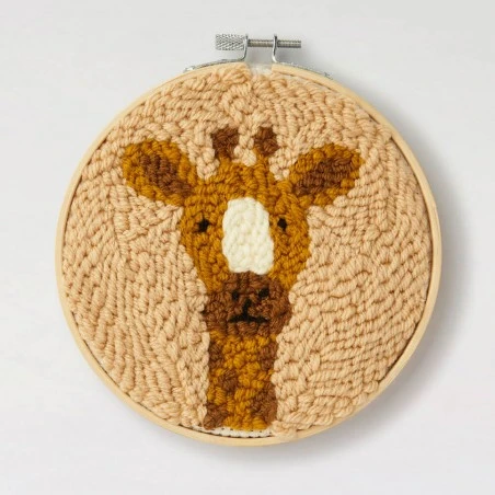 Kit De Punch Needle - Georgette La Jirafa - DMC 4 Kit De Punch Needle - Georgette La Jirafa - DMC - Imagen 2