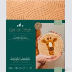 Kit De Punch Needle - Georgette La Jirafa - DMC 9 Kit De Punch Needle - Georgette La Jirafa - DMC -Las Tijeras Magicas Tienda kit de punch needle georgette la jirafa dmc 3