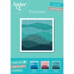 Kit De Punch Needle - Green Wave - Anchor