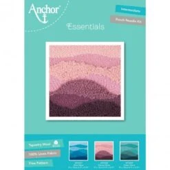 Kit De Punch Needle - Mauve Wave - Anchor