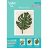 Kit De Punch Needle - Monstera Leaf - Anchor -Las Tijeras Magicas Tienda kit de punch needle monstera leaf anchor