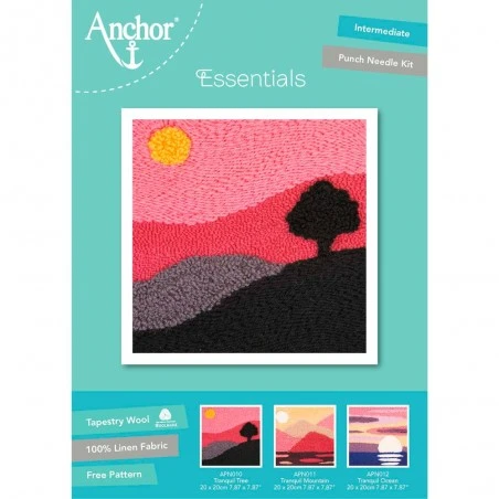 Kit De Punch Needle - Tranquil Tree - Anchor 3 Kit De Punch Needle - Tranquil Tree - Anchor