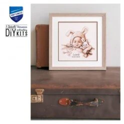 Kit De Punto Cruz - Bebé Con Conejo De Peluche - Vervaco 9 Kit De Punto Cruz - Bebé Con Conejo De Peluche - Vervaco -Las Tijeras Magicas Tienda kit de punto cruz bebe con conejo de peluche vervaco 3