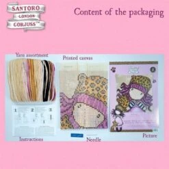 Kit De Punto Cruz Cojín - Gorjuss. Purrrrrfect Love - Vervaco -Las Tijeras Magicas Tienda kit de punto cruz cojin gorjuss purrrrrfect love vervaco 2