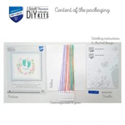 Kit De Punto Cruz - Pies De Bebé - Vervaco -Las Tijeras Magicas Tienda kit de punto cruz pies de bebe vervaco 2