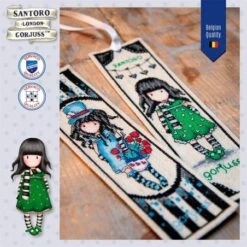 Kit De Punto Cruz - Set De 2 Marcapáginas Gorjuss - Vervaco -Las Tijeras Magicas Tienda kit de punto cruz set de 2 marcapaginas gorjuss vervaco 3