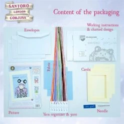 Kit De Punto Cruz Set De 3 Tarjetas De Felicitación Gorjuss - Vervaco -Las Tijeras Magicas Tienda kit de punto cruz tarjeta felicitacion gorjuss vervaco 2