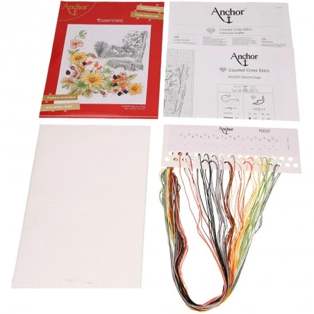 Kit De Punto De Cruz - Días De Otoño - Anchor 4 Kit De Punto De Cruz - Días De Otoño - Anchor - Imagen 2