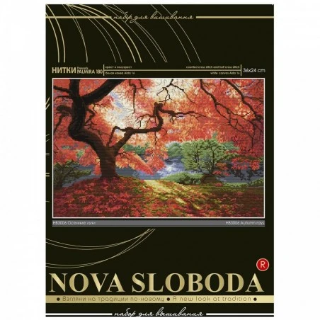 Kit De Punto De Cruz - Autumn Rays 3 Kit De Punto De Cruz - Autumn Rays