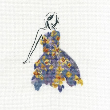 Kit De Punto De Cruz - Baile De Narcisos - DMC 4 Kit De Punto De Cruz - Baile De Narcisos - DMC - Imagen 2