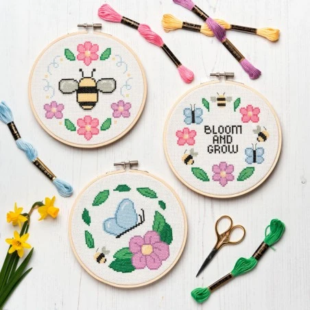 Kit De Punto De Cruz - Bee - Anchor 5 Kit De Punto De Cruz - Bee - Anchor - Imagen 3