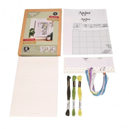 Kit De Punto De Cruz - Blue Tits - Anchor 4 Kit De Punto De Cruz - Blue Tits - Anchor - Imagen 2