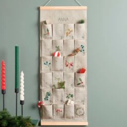 Kit De Punto De Cruz - Calendario Adviento Con Bolsillos - Rico Design