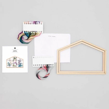 Kit De Punto De Cruz Casa De Madera - Orquídeas - Rico Design 5 Kit De Punto De Cruz Casa De Madera - Orquídeas - Rico Design - Imagen 3