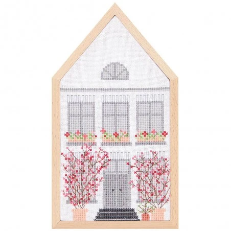 Kit De Punto De Cruz Casa De Madera - Spring House - Rico Design 3 Kit De Punto De Cruz Casa De Madera - Spring House - Rico Design