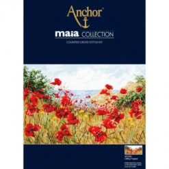 Kit De Punto De Cruz - Clifftop Poppies - Anchor Maia Collection 8 Kit De Punto De Cruz - Clifftop Poppies - Anchor Maia Collection -Las Tijeras Magicas Tienda kit de punto de cruz clifftop poppies anchor maia collection 2