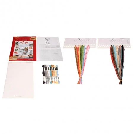 Kit De Punto De Cruz - Coastal Sampler - Anchor 4 Kit De Punto De Cruz - Coastal Sampler - Anchor - Imagen 2