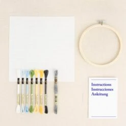 Kit De Punto De Cruz - Corona De Abeja - DMC -Las Tijeras Magicas Tienda kit de punto de cruz corona de abeja dmc 2