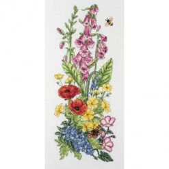 Kit De Punto De Cruz - Cottage Garden Floral - Anchor