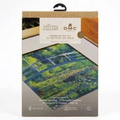Kit De Punto De Cruz - El Estanque De Nenúfares - DMC -Las Tijeras Magicas Tienda kit de punto de cruz el estanque de nenufares dmc 2