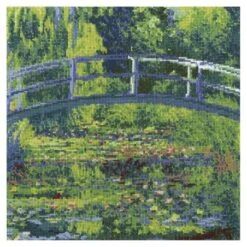 Kit De Punto De Cruz - El Estanque De Nenúfares - DMC