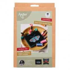 Kit De Punto De Cruz - Estuche Para Agujas Folk - Anchor -Las Tijeras Magicas Tienda kit de punto de cruz estuche para agujas folk anchor 4