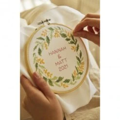 Kit De Punto De Cruz - Follaje Delicado - DMC 7 Kit De Punto De Cruz - Follaje Delicado - DMC -Las Tijeras Magicas Tienda kit de punto de cruz follaje delicado dmc 2