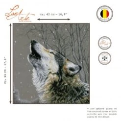 Kit De Punto De Cruz - Howling At The Stars - Lanarte