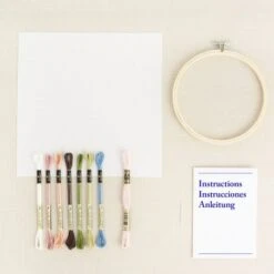 Kit De Punto De Cruz - Jardín De Primavera - DMC 8 Kit De Punto De Cruz - Jardín De Primavera - DMC -Las Tijeras Magicas Tienda kit de punto de cruz jardin de primavera dmc 2