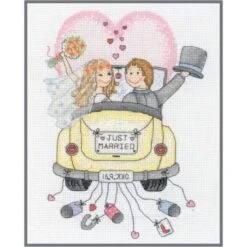 Kit De Punto De Cruz - Just Married - Anchor