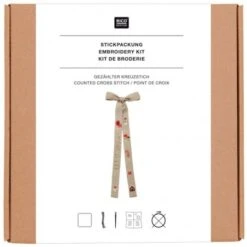 Kit De Punto De Cruz Lazo - Let It Snow - Rico Design -Las Tijeras Magicas Tienda kit de punto de cruz lazo let it snow rico design 3