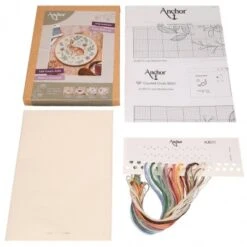 Kit De Punto De Cruz - Linen Meadow - Anchor -Las Tijeras Magicas Tienda kit de punto de cruz linen meadow anchor 2