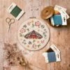 Kit De Punto De Cruz - Linen Meadow Moth - Anchor -Las Tijeras Magicas Tienda kit de punto de cruz linen meadow moth anchor
