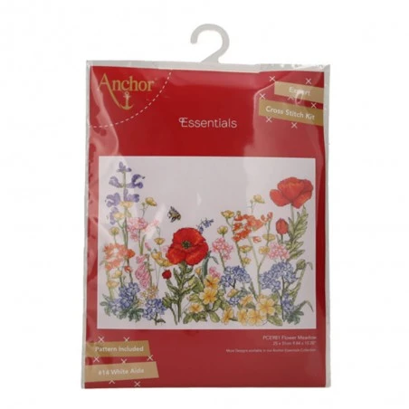 Kit De Punto De Cruz - Meadow Floral - Anchor 4 Kit De Punto De Cruz - Meadow Floral - Anchor - Imagen 2