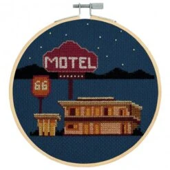 Kit De Punto De Cruz - Motel - DMC