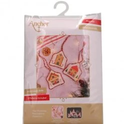 Kit De Punto De Cruz Para Navidad - Gingerbread Houses - Anchor -Las Tijeras Magicas Tienda kit de punto de cruz para navidad gingerbread houses anchor 5