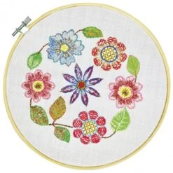 Kit De Bordado Para Principiantes - Flores - Pony