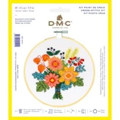 Kit De Punto De Cruz - Ramo De Otoño - DMC