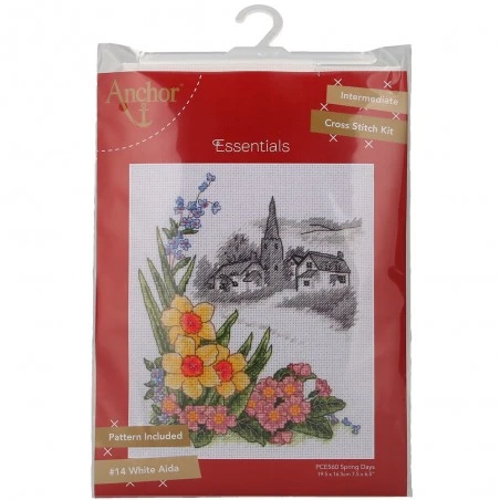 Kit De Punto De Cruz - Días De Primavera - Anchor 3 Kit De Punto De Cruz - Días De Primavera - Anchor