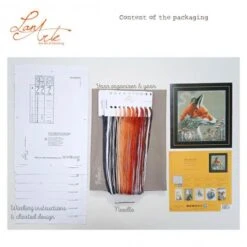 Kit De Punto De Cruz - Staring In The Night - Lanarte -Las Tijeras Magicas Tienda kit de punto de cruz staring in the night lanarte 2