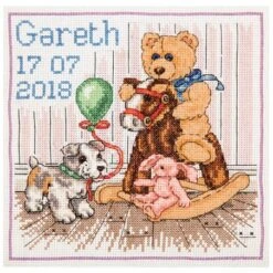 Kit De Punto De Cruz - Teddy Birth Sampler - Anchor