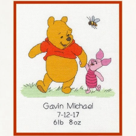 Kit De Punto De Cruz - Winnie The Pooh - Dimensions 3 Kit De Punto De Cruz - Winnie The Pooh - Dimensions